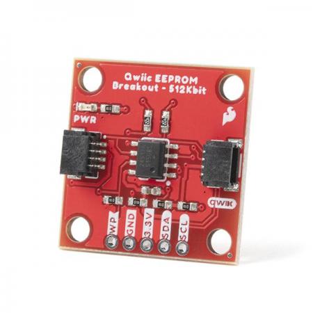 디바이스마트,MCU보드/전자키트 > 전원/신호/저장/응용 > SD/TF/메모리,SparkFun,SparkFun Qwiic EEPROM Breakout - 512Kbit [COM-18355],512 킬로비트의 스토리지를 제공하는 EEPROM 브레이크아웃 / 최대 8개의 EEPROM을 허용