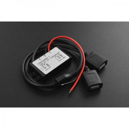 디바이스마트,MCU보드/전자키트 > 전원/신호/저장/응용 > 레벨컨버터/전압관리,DFROBOT,5V 3A Dual USB Step Down Buck Converter Module [DFR0884],USB 전원 강압 소형 컨버터 모듈 / 2개의 USB 포트는 동시에 5V/3A 출력이 가능