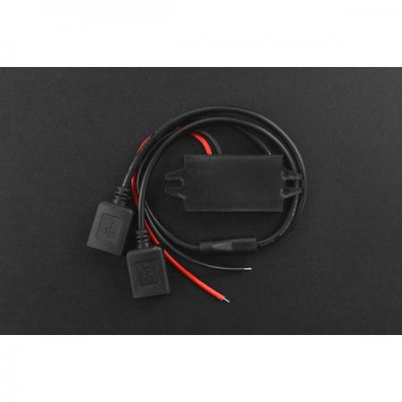 디바이스마트,MCU보드/전자키트 > 전원/신호/저장/응용 > 레벨컨버터/전압관리,DFROBOT,5V 3A Dual USB Step Down Buck Converter Module [DFR0884],USB 전원 강압 소형 컨버터 모듈 / 2개의 USB 포트는 동시에 5V/3A 출력이 가능