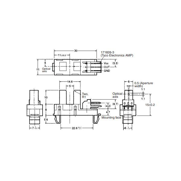 투과형 포토센서 [EE-SX460-P1]