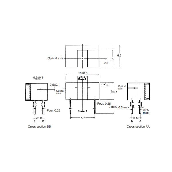 투과형 포토센서 [EE-SX1046]