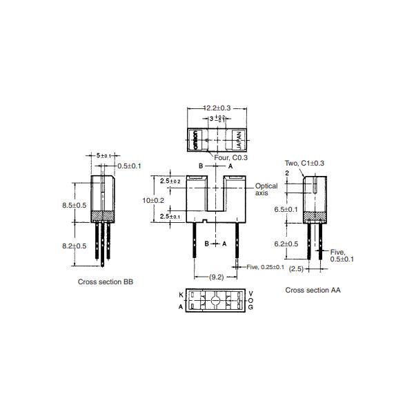 투과형 포토센서 [EE-SX398]