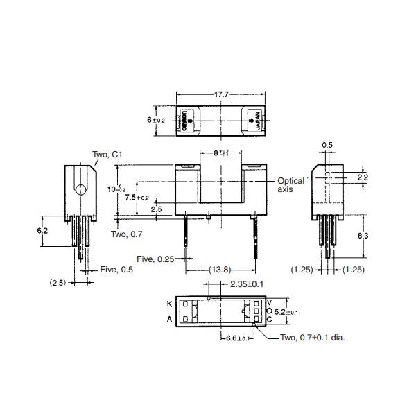 투과형 포토센서 [EE-SX4070]