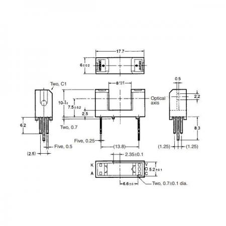 디바이스마트,센서 > 광센서 > 산업용 광센서 > 포토센서,OMRON,투과형 포토센서 [EE-SX4070],오므론 / 마이크로포토 센서 / 포토 IC(Light-ON) / 감지방법: 투과형 / 전원전압: 16V / 고해상도