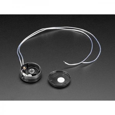 디바이스마트,전원/파워/배터리 > 배터리/배터리홀더 > 배터리홀더 Holder > 버튼·코인용 홀더/클립,Adafruit,2xCR2032 Coin Cell Battery Box w/ On-Off Switch & Plain Wires [ada-4988],CR2032 코인 셀 배터리 홀더 / 온,오프 스위치 및 12인치 와이어 포함