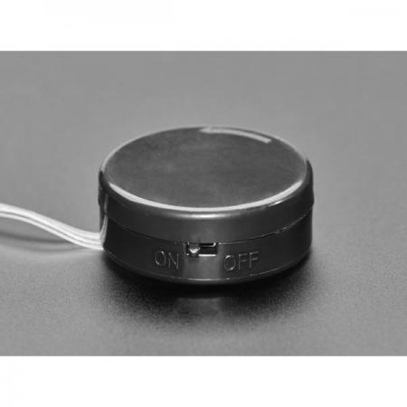 디바이스마트,전원/파워/배터리 > 배터리/배터리홀더 > 배터리홀더 Holder > 버튼·코인용 홀더/클립,Adafruit,2xCR2032 Coin Cell Battery Box w/ On-Off Switch & Plain Wires [ada-4988],CR2032 코인 셀 배터리 홀더 / 온,오프 스위치 및 12인치 와이어 포함