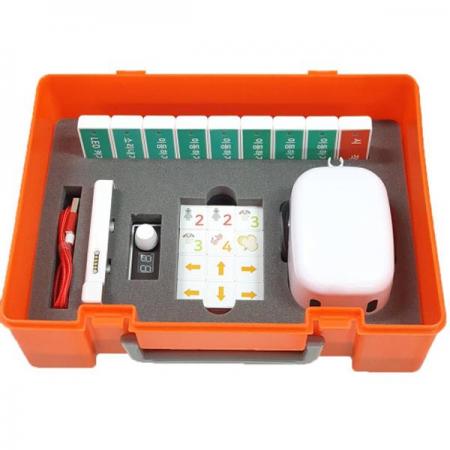 디바이스마트,오픈소스/코딩교육 > 코딩교육 키트/로봇 > 기타,쪼물락코딩,쪼물락 코딩블록 베이직 패키지 키자니아 체험키트 (다이얼블록 미포함),컴퓨터 없이 배우는 쪼물락 코딩블록 키자니아 앱개발 체험 베이직 패키지