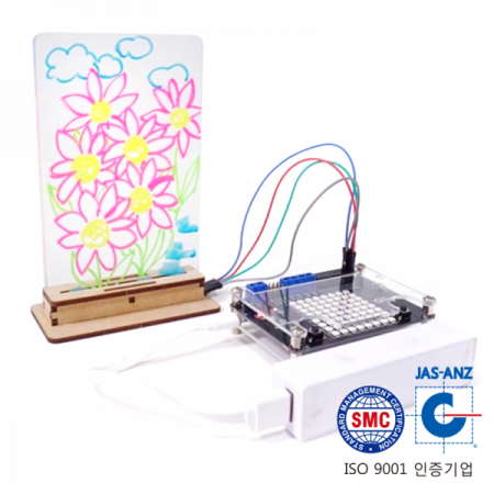 디바이스마트,MCU보드/전자키트 > 교육용키트/로봇 > 교육용키트,이엘사이언스,마이루프(MYLOOP) RGB 형광 메모판,RGB 띠와 아크릴 판을 이용하여 색이 변하는 형광메모판을 구현해 보는 키트 입니다.아두이노보드 호환가능.