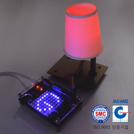 디바이스마트,MCU보드/전자키트 > 교육용키트/로봇 > 교육용키트,이엘사이언스,마이루프(MYLOOP) 무드등,마이루프 코딩으로 무드등의 불빛을 제어하는 키트 입니다.