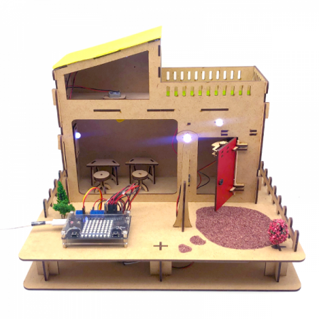 디바이스마트,MCU보드/전자키트 > 교육용키트/로봇 > 교육용키트,이엘사이언스,마이루프(MYLOOP) 스마트 하우스,마이루프 코딩으로 자동문, LED, DC모터를 제어하는 스마트하우스 키트입니다.