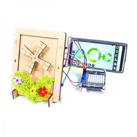디바이스마트,MCU보드/전자키트 > 교육용키트/로봇 > 교육용키트,이엘사이언스,마이루프(MYLOOP) 풍차 천연모스 액자,천연 모스 이끼를 이용한 가습과 마이루프 코딩으로 풍차를 돌리고 LED조명을 제어 하는 융합 교육키트 입니다.