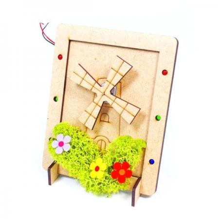 디바이스마트,MCU보드/전자키트 > 교육용키트/로봇 > 교육용키트,이엘사이언스,마이루프(MYLOOP) 풍차 천연모스 액자,천연 모스 이끼를 이용한 가습과 마이루프 코딩으로 풍차를 돌리고 LED조명을 제어 하는 융합 교육키트 입니다.