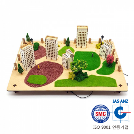 디바이스마트,MCU보드/전자키트 > 교육용키트/로봇 > 교육용키트,이엘사이언스,마이루프(MYLOOP) 스마트시티(아파트 단지),마이루프 코딩으로 제어할 수 있는 아파트 단지 키트 입니다. .