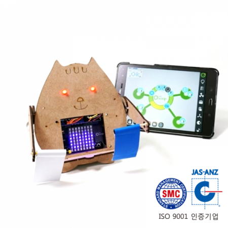 디바이스마트,MCU보드/전자키트 > 교육용키트/로봇 > 교육용키트,이엘사이언스,마이루프(MYLOOP) 청기 백기 로봇,서보 모터 2개와 마이루프 코딩을 이용한 청기 백기 로봇 키트 입니다.