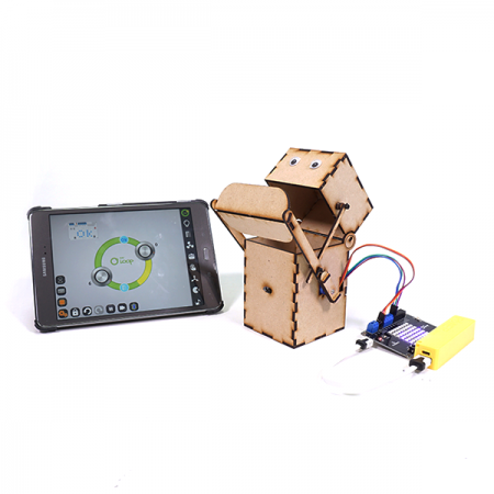 디바이스마트,MCU보드/전자키트 > 교육용키트/로봇 > 교육용키트,이엘사이언스,마이루프(MYLOOP) 먹보 로봇,적외선 센서와 서보모터를 이용하여 물체가 감지되었을 때 동작하는 로봇입니다