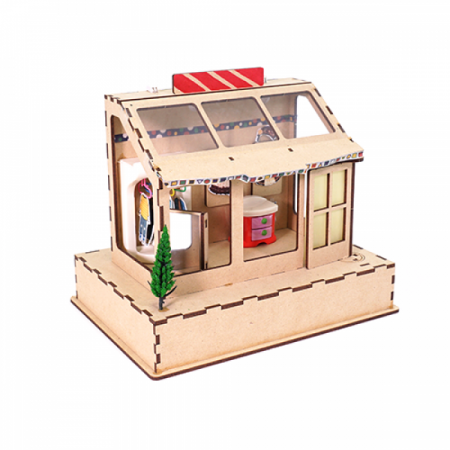 디바이스마트,MCU보드/전자키트 > 교육용키트/로봇 > 교육용키트,이엘사이언스,마이루프(MYLOOP) 옷 가게,자동으로 문이 열리고 거울이 있는 옷 가게를 만들어보세요.