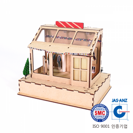 디바이스마트,MCU보드/전자키트 > 교육용키트/로봇 > 교육용키트,이엘사이언스,마이루프(MYLOOP) 옷 가게,자동으로 문이 열리고 거울이 있는 옷 가게를 만들어보세요.