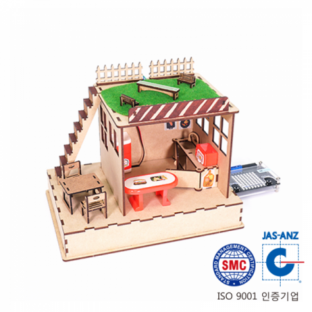 디바이스마트,MCU보드/전자키트 > 교육용키트/로봇 > 교육용키트,이엘사이언스,마이루프(MYLOOP) 분식집,2층으로 구성된 분식집입니다. 2층에는 다양한 재료를 활용해 자유롭게 꾸며보세요.