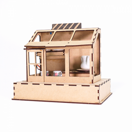 디바이스마트,MCU보드/전자키트 > 교육용키트/로봇 > 교육용키트,이엘사이언스,마이루프(MYLOOP) 그릇 가게,DC 모터로 계속 돌아가는 그릇 전시대가 있는 그릇 가게를 만들어보세요.