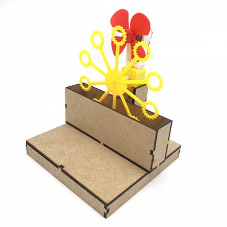 디바이스마트,MCU보드/전자키트 > 교육용키트/로봇 > 교육용키트,이엘사이언스,마이루프(MYLOOP) 자동 회전 비눗방울,기어 모터를 이용하여 자동으로 회전하면서 비눗방울을 만드는 로봇을 만들이보세요.