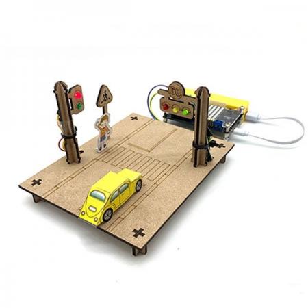 디바이스마트,MCU보드/전자키트 > 교육용키트/로봇 > 교육용키트,이엘사이언스,마이루프(MYLOOP) 신호등 만들기,마이루프로 만드는 붉은색 푸른색 그 사이 3초 그 짧은 시간 노란색 빛을 내는 신호등