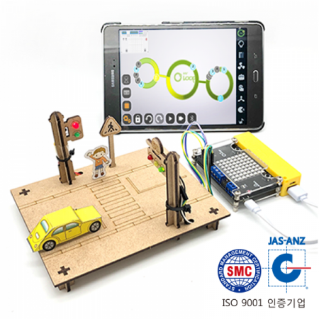 디바이스마트,MCU보드/전자키트 > 교육용키트/로봇 > 교육용키트,이엘사이언스,마이루프(MYLOOP) 신호등 만들기,마이루프로 만드는 붉은색 푸른색 그 사이 3초 그 짧은 시간 노란색 빛을 내는 신호등