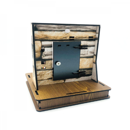 디바이스마트,오픈소스/코딩교육 > 아두이노 > 아두이노 교육용키트,이엘사이언스,아두이노 자동문,아두이노 코딩으로 자동문, LED, DC모터를 제어하는 스마트하우스 키트입니다.