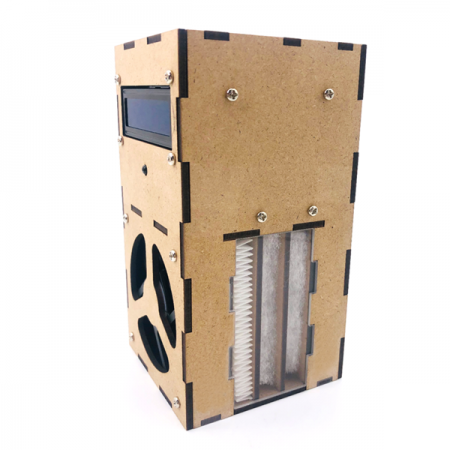 디바이스마트,오픈소스/코딩교육 > 아두이노 > 아두이노 교육용키트,이엘사이언스,아두이노 미세먼지반응 청정기,미세먼지와 온도를 측정하고 미세먼지 수치에 따라 공기청정기가 돌아가는 아두이노 키트입니다