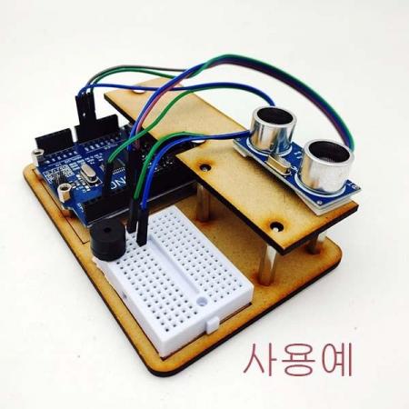 디바이스마트,오픈소스/코딩교육 > 아두이노 > 아두이노 교육용키트,이엘사이언스,아두이노 우노 거치대(A형),아두이노와 브레드보드를 함께 고정할 수 있는 지붕이 있는 거치대