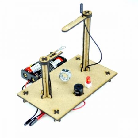 디바이스마트,MCU보드/전자키트 > 교육용키트/로봇 > 교육용키트 > 전기/전자/회로,이엘사이언스,지진경보기(트랜지스터형),땅이 흔들리면 경고음과 불빛이 깜박이는 지진 경보기를 만들자.