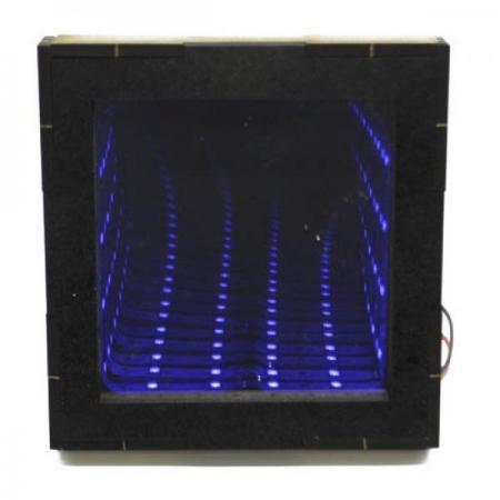 디바이스마트,MCU보드/전자키트 > 교육용키트/로봇 > 교육용키트 > 전기/전자/회로,이엘사이언스,무한 거울 액자 만들기 1명 set,하프미러와 LED를 이용하여 무한거울 액자 만들기