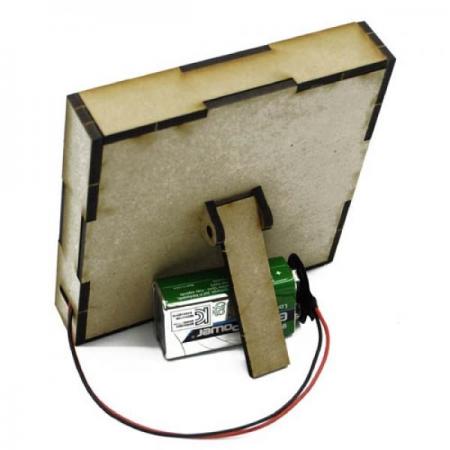 디바이스마트,MCU보드/전자키트 > 교육용키트/로봇 > 교육용키트 > 전기/전자/회로,이엘사이언스,무한 거울 액자 만들기 1명 set,하프미러와 LED를 이용하여 무한거울 액자 만들기