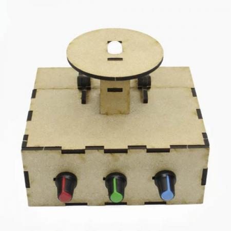 디바이스마트,MCU보드/전자키트 > 교육용키트/로봇 > 교육용키트 > 전기/전자/회로,이엘사이언스,RGB 무드등 만들기,가변저항을 이용하여 색이 변하는 무드등을 만들어 보세요!