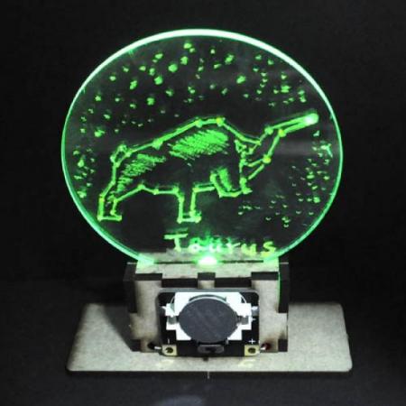 디바이스마트,MCU보드/전자키트 > 교육용키트/로봇 > 교육용키트 > 전기/전자/회로,이엘사이언스,DIY 아크릴 램프,뾰족한 물체나 전동드릴로 그림을 그리고 빛을 투과시키는 것으로 다양한 색상의 램프를 켜보자