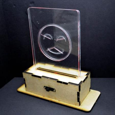 디바이스마트,MCU보드/전자키트 > 교육용키트/로봇 > 교육용키트 > 전기/전자/회로,이엘사이언스,아크릴 이모티콘,깜빡이 회로를 이용하여 색깔이 변하는 이모티콘을 만들어 보세요!