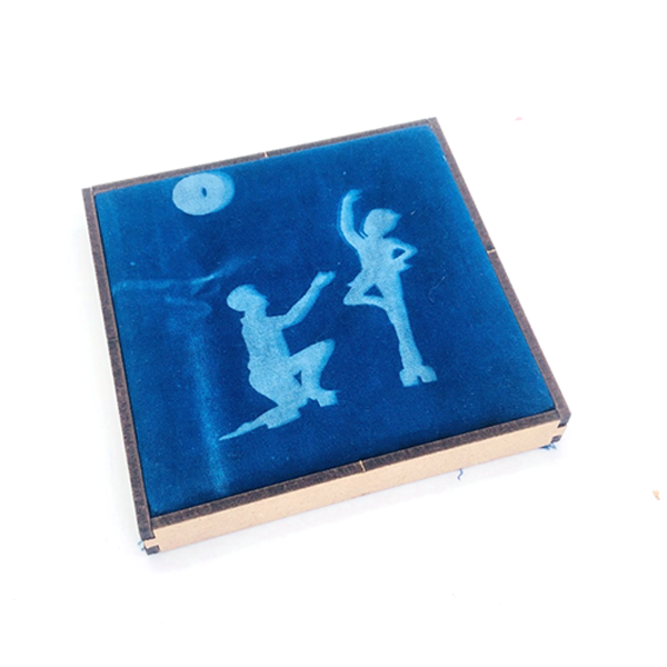 감광천 액자 만들기