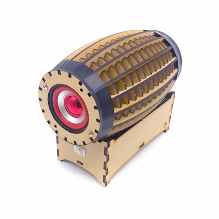 디바이스마트,MCU보드/전자키트 > 교육용키트/로봇 > 교육용키트 > 전기/전자/회로,이엘사이언스,블루투스 스피커(오크통),블루투스 무선 통신으로 스피커의 원리를 알아보는 오크통 모양의 키트 입니다.