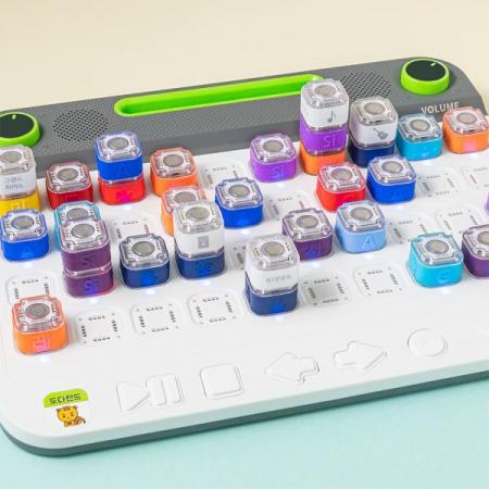 디바이스마트,오픈소스/코딩교육 > 코딩교육 키트/로봇 > 기타,도다랜드,도다랜드 뮤직블록 베이직 키트,도다랜드 뮤직블록 본체 + 블록 40개 구성 키트