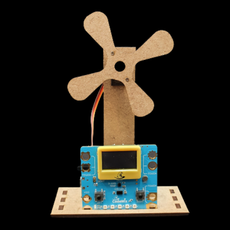 디바이스마트,오픈소스/코딩교육 > 코딩교육 키트/로봇 > 코더블,코드위즈,코드위즈 스팀키트 AI 선풍기 (코드위즈보드 미포함),인공지능을 활용한 선풍기 키트입니다.