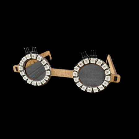 디바이스마트,오픈소스/코딩교육 > 코딩교육 키트/로봇 > 코더블,코드위즈,코드위즈 스팀키트 AI 파티안경 (코드위즈보드 미포함),인공지능을 활용한 네오 RGB LED 링타입 키트입니다.