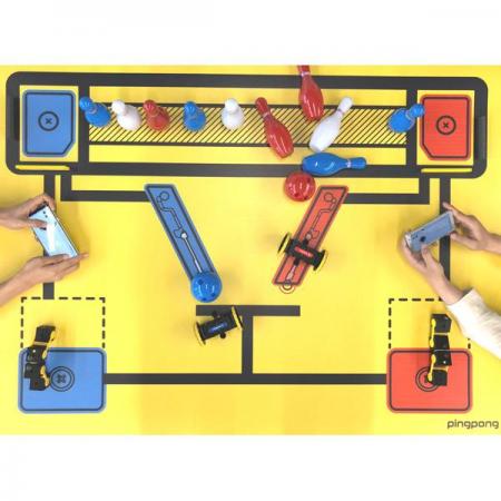 디바이스마트,오픈소스/코딩교육 > 코딩교육 키트/로봇 > 로보라이즌,핑퐁로봇,핑퐁로봇 창의체험 챌린지 미션 세트 - AI 인공지능 코딩 로봇,핑퐁로봇으로 City Guardian을 주제로 세가지 창의 체험 중 챌린지 체험을 할 수 있는 세트입니다.