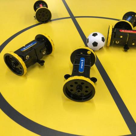 디바이스마트,오픈소스/코딩교육 > 코딩교육 키트/로봇 > 로보라이즌,핑퐁로봇,핑퐁로봇 축구장 세트 (축구매트, 축구골대2, 축구공2),핑퐁로봇 축구 게임 전용 축구 매트