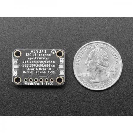 디바이스마트,MCU보드/전자키트 > 센서모듈 > 빛/조도/컬러/UV > 컬러/UV센서,Adafruit,Adafruit AS7341 10-Channel Light / Color Sensor Breakout - STEMMA QT / Qwiic [ada-4698],조명 / 컬러 센서 브레이크 아웃 보드 / 11개의 색 판독 가능한 개별 센서 내장