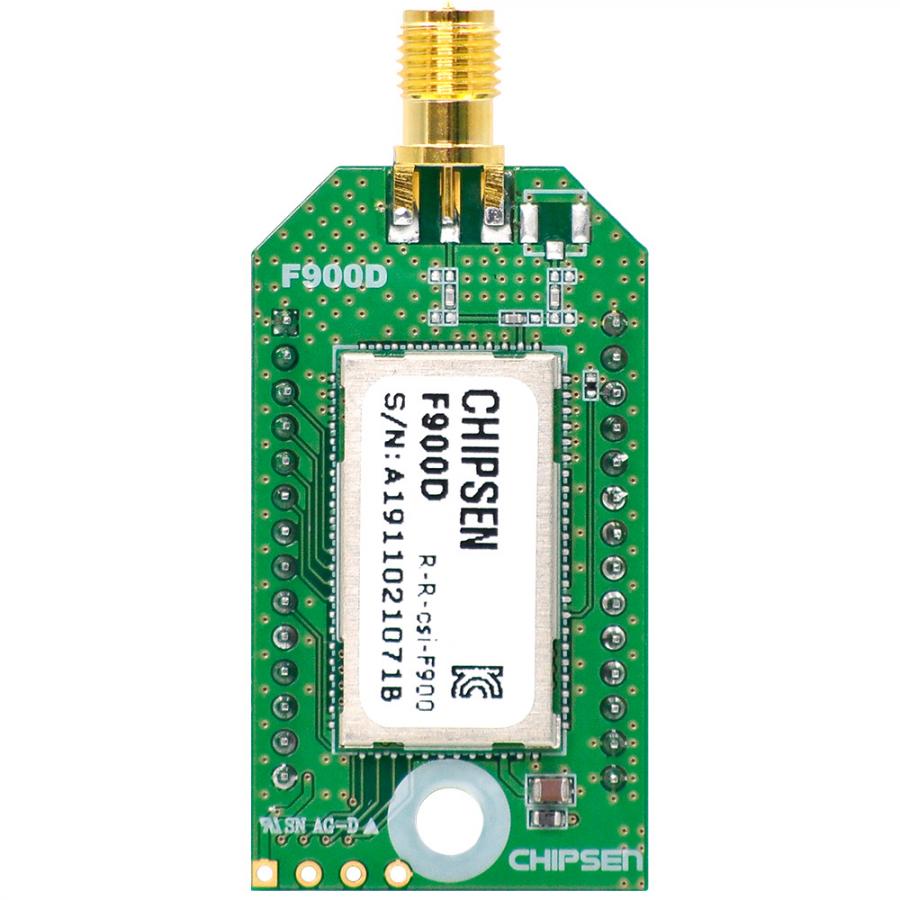 900MHz 장거리 모듈 F900D(DIP+SMA) 국내제조 기술 인증 양산 지원 [F900D]