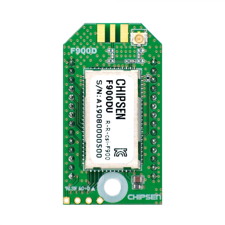 900MHz 장거리 모듈 F900D(DIP+UFL) 국내제조 기술 인증 양산 지원 [F900DU]