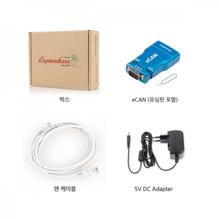 디바이스마트,MCU보드/전자키트 > 통신/네트워크 > CAN통신,시스템베이스,eCAN,시스템베이스 Ethernet to CAN 컨버터, CAN통신, 시리얼통신, 캔컨버터