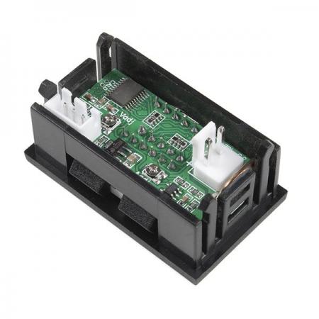 디바이스마트,MCU보드/전자키트 > 전원/신호/저장/응용 > 메타/측정기,SparkFun,Digital Voltmeter Ammeter 30V 10A Red and Blue [TOL-18374],빨간색과 파란색으로 표시되는 전압계 / 15mA 대기 전류를 사용하여 최대 30V 및 10A 측정 가능