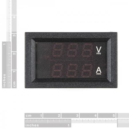 디바이스마트,MCU보드/전자키트 > 전원/신호/저장/응용 > 메타/측정기,SparkFun,Digital Voltmeter Ammeter 30V 10A Red and Blue [TOL-18374],빨간색과 파란색으로 표시되는 전압계 / 15mA 대기 전류를 사용하여 최대 30V 및 10A 측정 가능