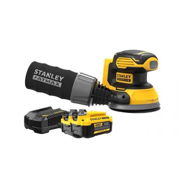 디바이스마트,수공구/전자공구/전동공구 > 전동/엔진공구 > 샌더/광택공구류 > 원형샌더,스탠리,5인치 원형 오비탈 샌더 SCS220M2S 배터리2개 (20V/4.0Ah),전압 20V MAX / 12,000RPM / 페이퍼크기 125mm 벨크로 타입 / 무게 1.0Kg 본체만