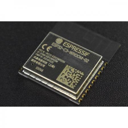 디바이스마트,MCU보드/전자키트 > 통신/네트워크 > 와이파이,DFROBOT,ESP32-C3-WROOM-02-N4 Module (PCB antenna) [DFR0810],와이파이 및 저전력 블루투스 LE 모듈 / ESP32-C3 칩, 4MB 임베디드 플래시 내장 / 작동 전압 : 3.0~3.6V